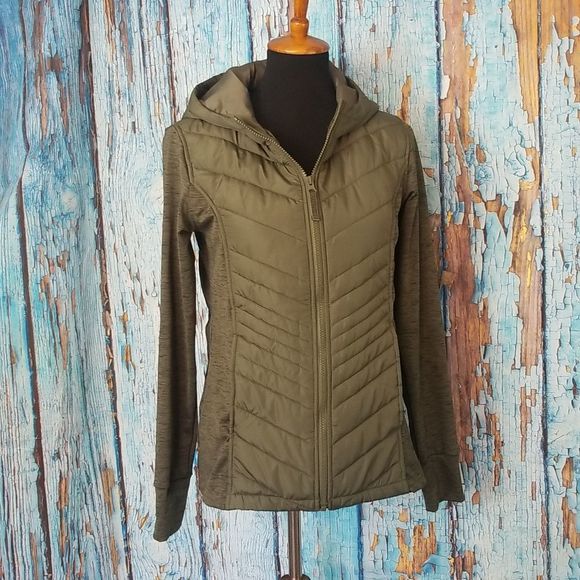 Maurices Jackets & Blazers - Maurices olive green hooded puffer jacket size medium